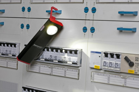 Baladeuse batterie LED alu 380lm 