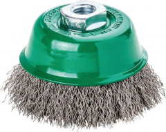 Brosse boisseau inox ondulée 65x0,35mm 