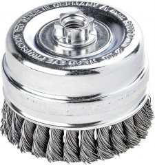 Brosse boisseau mét. torsadée 100x0,5mm 