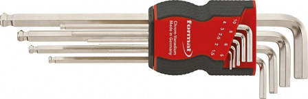 Jeu de clés mâles avec fonction maintien 1,5-10mm 9 pièces 