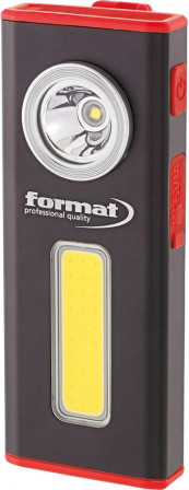 Lampe man. LED batt. alu 500Lumen 