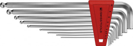 Jeu de clés hexagonales PB212LH10 9 pcs long