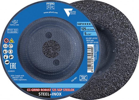 Meule SGP CC-GRIND-ROBUSTSTEELOX 125mm VICTOGRAIN 