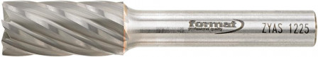 Fraise sur tige carbure cylindrique avec denture frontale 1225 alu 6mm 12x25mm 