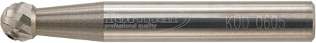 Fraise sur tige carbure forme sphérique 0605 C 6mm6x5,4mm 