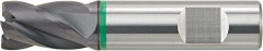 Fraise carbure monobloc 6mm TiAlN type UNI Z4 HB 35-38 degrés  