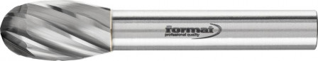 Fraise sur tige carbure forme goutte 1220 alu 6mm12x20mm 
