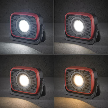 Mini lampe de travail rechargeable 300-1500 lumens2700-6500K 4 intensités 