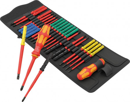 Jeu de lames interchangeables Kraftform Kompakt VDE 26 pièces VDE Big Pack 