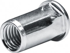 Écrou aveugle six pans, tête goutte de suif