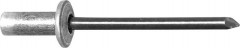 Rivet aveugle CUP, alu/acier, tête goutte de suif, étanche à l'air et à l'eau