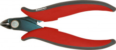 Pince coupante diagonale pour l'électronique, tête ronde, pointes coudées à 50°