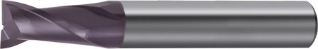 Fraise courte DIN6527 carbure monobloc D2 queueHA 16mm 