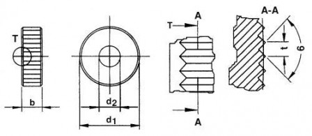 Molette PM AA 14,5x3x5 H7P1,2 