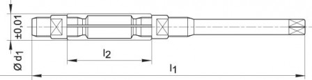 Alésoir réglage rapide HSS 7,2-8mm  
