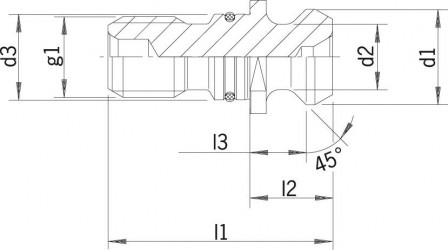 Tirette ISO 7388II B SK50-M24 étanche 