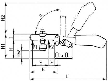 Sauterelle tirée 6832 T.2