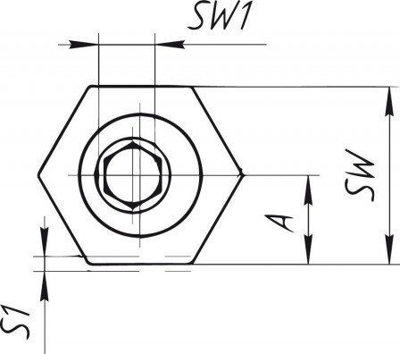 Crampon de bridage à vis excentrique pour dispositif de serrage M16 