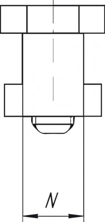 Crampon de bridage à vis excentrique pour plateau machine rainure en T 10