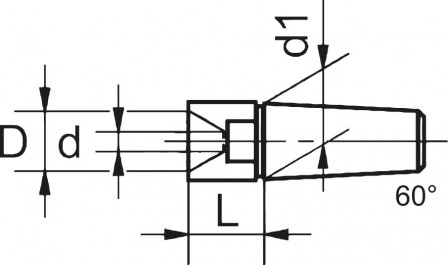 Pointe creuse E923/7 pourpointes tournantes 12mm 