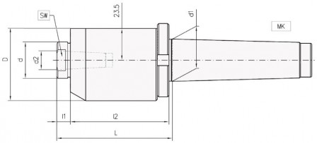 Pointe tournante pour CNChaute performance CM4 mi nce 