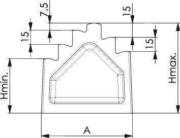 Cale étagée DIN6318 275/237,5-275mm 