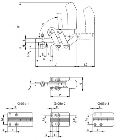 Sauterelle verticale C. comfortline 6800C taille 3