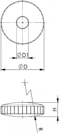 Support bombé 6425AB 