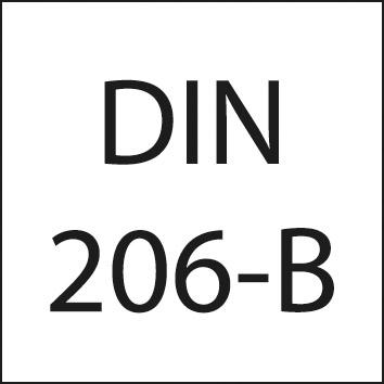 Alésoir à main DIN206 HSS forme B 40,0mm  