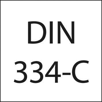 Fraise conique DIN334 HSS TiN FORME C queue cylindrique 60° 12,5mm  