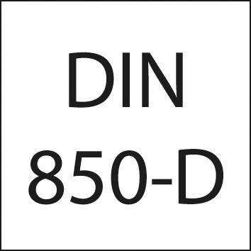 Fraise Woodruff courte DIN850 HSSCo8 TiALN type N forme D 32,5x7mm  