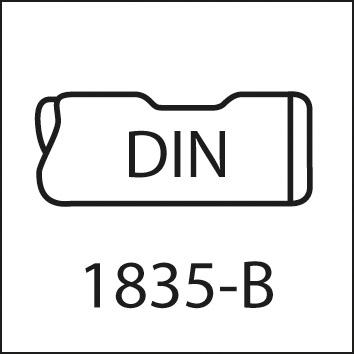 Foret à pointer NC long DIN1835 HSSCo5 TiN forme B 120° queue cylindrique 6,0mm  