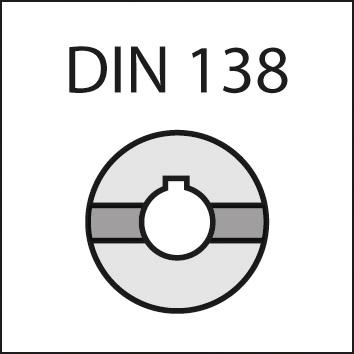 Fraise 2 tailles alésage DIN1880 HSSCo8 typeNR 40x32mm  