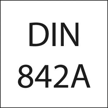 Fraise queue d'aronde DIN842 HSS forme A 45° 80x22mm  