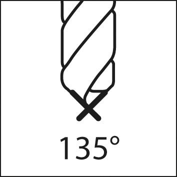 Foret court HSS DIN1897N 11,1mm 135G type N 2,5xD A02211.1 TiN Tip  