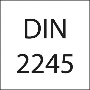 Tampon lisse DIN2245 H7 12mm  