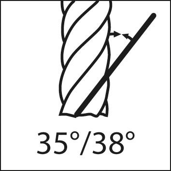Fraise ratio longue DIN6527 carbure monobloc FIRE D4 queue HB 10mm  