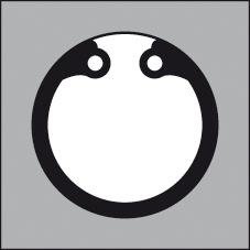 Pince à circlips intérieurs droite J1 145mm 