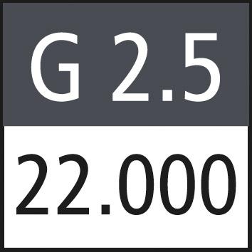 Mandrin porte-fraise DIN69871AD court SK50-27 