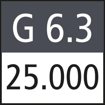 Mandrin de perçage court DIN69871 A D/G 0,5-13 SK40