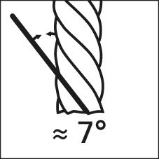 Alésoir machine DIN212 HSSE forme D 7,50mm 