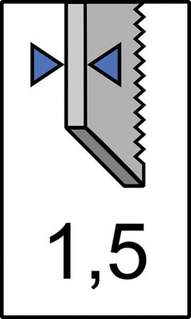 Lame de scie sauteuse T 302 H pack de 5 