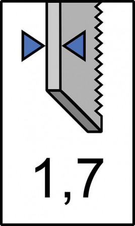 Lame de scie sauteuse T 344 DP pack de 5 