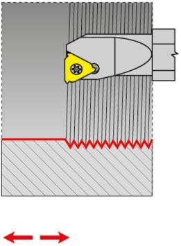 Porte-outils à fileter droite SIR 1416 N 16-1
