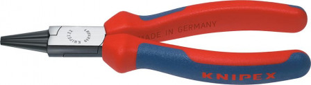 Pince à becs ronds polie avec branches multicomposant 140mm