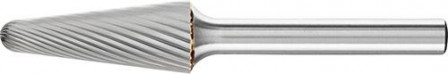 Fraise sur tige carbure forme conique bout arrondi1230 3 6mm 12x30mm 