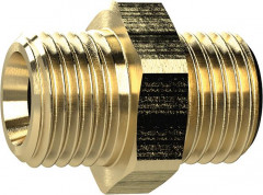 Raccord double laiton filetage mâle F1/8