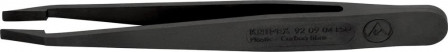 Brucelles en plastique ESD, noir 92 09 04 ESD