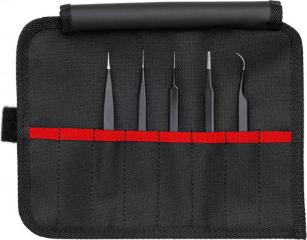 Lot de brucelles universelles ESD 5pcs. 92 00 01 ESD
