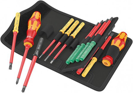 Jeu de lames interchangeables Kraftform Kompakt VDE 17 pièces 